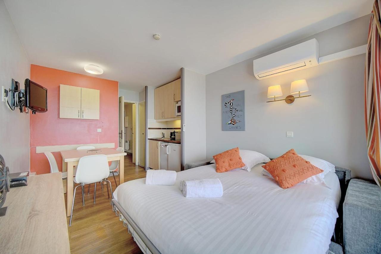 Immogroom - 2 Rooms Sea View - Swimming Pool - Terrace - Parking - Ac Кан Екстериор снимка