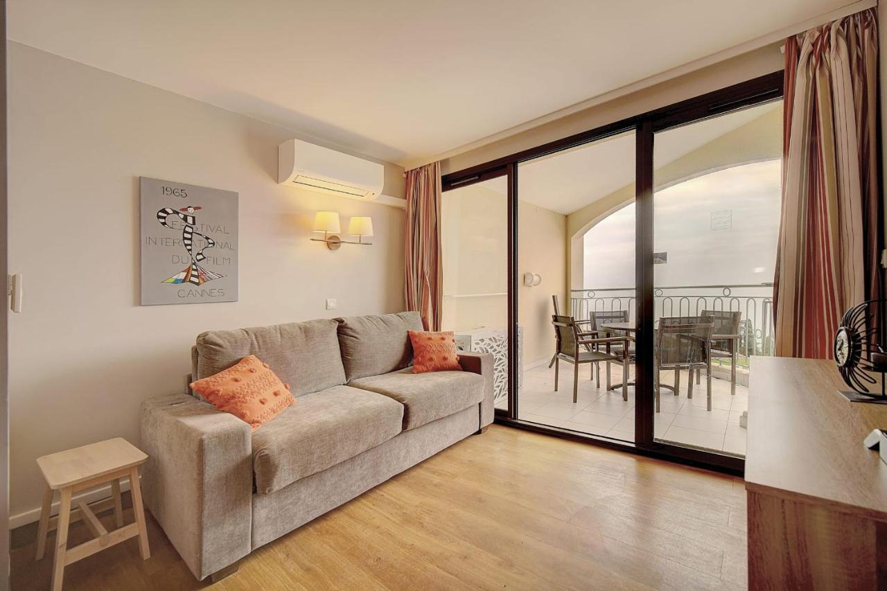 Immogroom - 2 Rooms Sea View - Swimming Pool - Terrace - Parking - Ac Кан Екстериор снимка